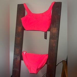 Fun pinkish red bikini
